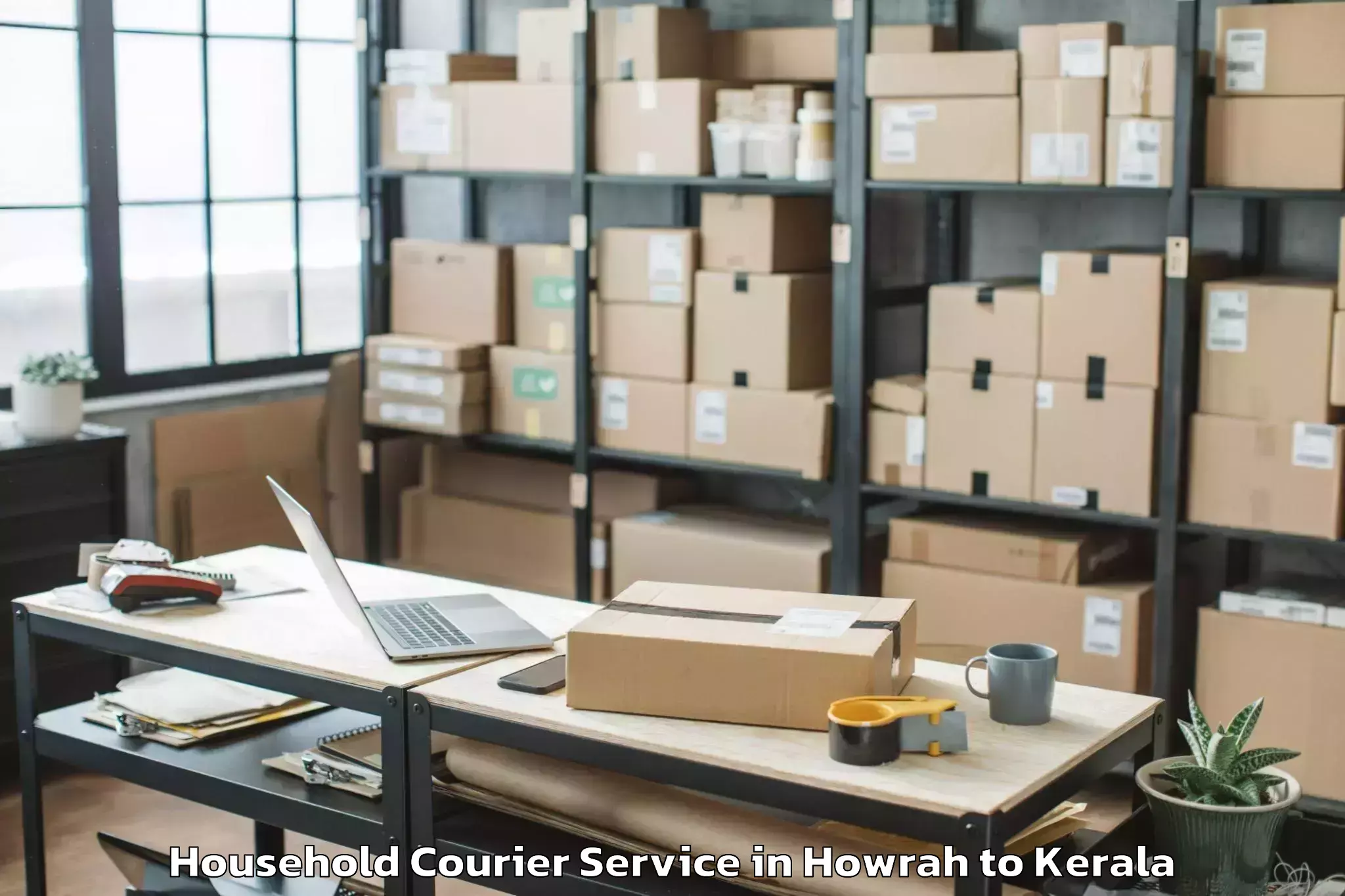 Affordable Howrah to Kozhencherry Household Courier